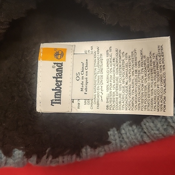 NWT Timberland fleeced lined winter hat - Picture 3 of 9